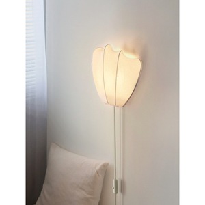 French Style Cream <b>Wall</b> Lamp Led <b>Light</b> E27 Switch Control Bedroom Living Room Lighting Fixture - Product Image 5