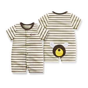 Combinaisons pour bébés en coton biologique à motifs de dessins animés, vêtements pour bébés en gros provenant d'une usine chinoise - Product Image 4