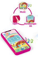 Kit de maquillage pour enfants pour filles ensemble de déguisement pour tout-petits avec sac à main princesse rose, téléphone, bijoux et carte de débit