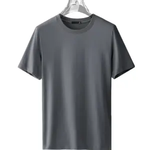 50S/2 supimaコットンTシャツカスタムTシャツマーセル加工液体コットン生地OEM卸売