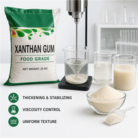 Gomme xanthane en poudre de qualité alimentaire, épaississant et stabilisant pour sauces et boissons, en vrac, en stock dans l'entrepôt américain
