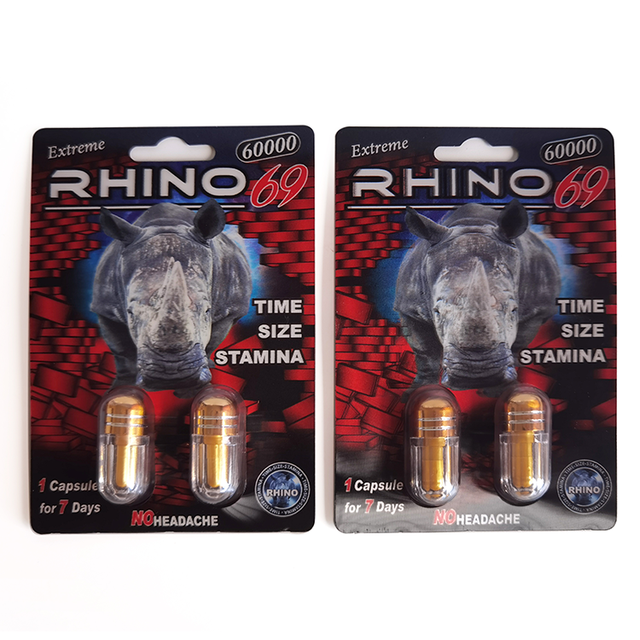 Rhino 69 Ultra Vitality Capsules for Men, Energy, Stamina & Confidence Support, Herbal Blend Formula