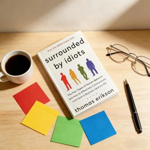 Rodeado de idiotas de Thomas Erikson, tipología de la personalidad humana, comunicación efectiva, libro de lectura - Product Image 1