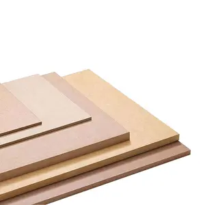 Çin üretici fabrika çıkış fiyatları 2Mm 3Mm 18Mm düz Mdf Hdf kurulu