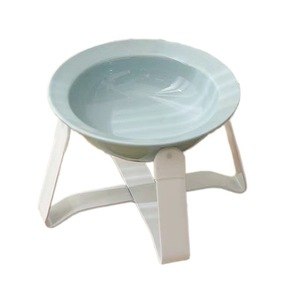 Cuenco de Comida Lenta para mascotas con soporte de hierro antigolpes y protección de vértebras cervicales suministros para <span class=keywords><strong>el</strong></span> hogar para comida para gatos y perros - Product Image 5