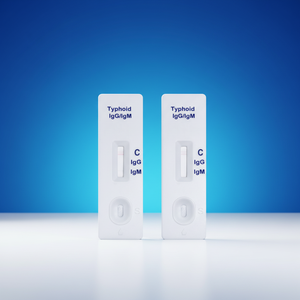 Kit de test manuel DEEPBLUE certifié CE pour la <span class=keywords><strong>typhoïde</strong></span> (IgG/IgM) sur sang total, sérum, plasma – Diagnostic rapide en 15 min – Cassette plastique – Durée de conservation 2 ans - Product Image 6