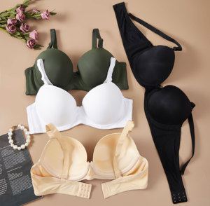 Sexy Big Cup Đẩy Lên Áo Ngực Cho Phụ Nữ Bảo Hiểm Đầy Đủ Underwire Điều Chỉnh Dây Đeo Áo Ngực Phụ Nữ Thoáng Khí E Cup Phụ Nữ Áo Ngực Trong Kho - Product Image 4