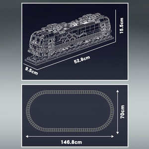 Jouets à collectionner <span class=keywords><strong>italien</strong></span> Marconi Express train léger sur rail blocs de construction monde <span class=keywords><strong>ferroviaire</strong></span> APP télécommande adolescent adulte jouets cadeaux - Product Image 3