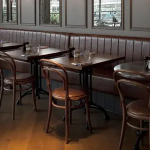 Modern light luxury buffet restaurant restaurant furniture supplier bars wooden restaurant sets interactive dining tables chairs