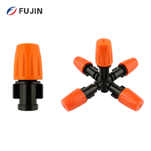 FUJIN IRRIGATION plastique 360 engrenages prise rapide Micro pulvérisation système d'arrosage de jardin goutte à goutte à <span class=keywords><strong>cinq</strong></span> voies FJW6010 - Product Image 3
