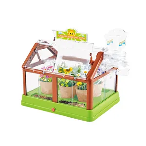 Çocuklar güneş dikim odası bitki tohumları diy gözlem evi saksı sebze bilim deney güneş odası seti eğitici oyuncaklar