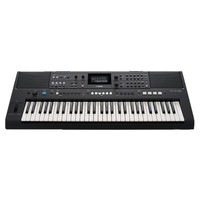 Clavier sans fil Yamaha PSR-E483 2,4 GHz transfrontalier, touches sensibles au toucher PS/2, 61 touches professionnelles pour adultes, avec fonction d'apprentissage intégrée