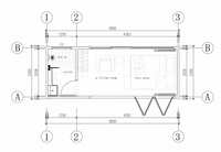 Maison conteneur moderne en acier, étanche, préfabriquée, mobile, bureau, chambre extérieure, salle de bain, villa, entrepôt YONGHONG