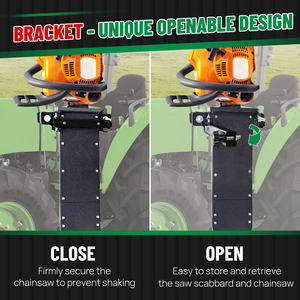20-Inch Black Scabbard Fixed Mount Chainsaw Carrier Kit Universal para Todas as Marcas Personalizável OEM Industrial Grade Tractores - Product Image 6