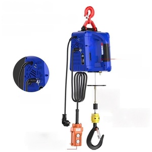 500kg Electric <b>Hoist</b> Portable Electric Winch Electric Steel Wire Rope Lifting <b>Hoist</b> - Product Image 4