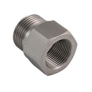 Stainless Steel Hex Connector Pipe Fitting With External Threads For Hardware Parts - Product Image 1