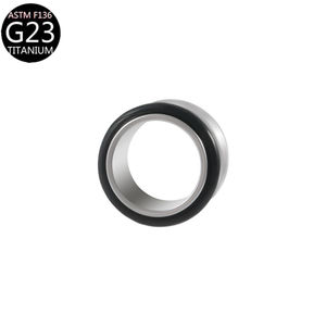 Brincos de Piercing Oco em Titânio F136 - Plugues de Túnel para Estiramento de Orelha em Formato de Funil, Joias de Piercing Corporal - Product Image 5