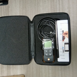 Anémomètre à fil chauffant Testo 425, sonde télescopique, mesure de la vitesse et de la température de l'air, compteur CFM, produit le plus vendu - Product Image 1