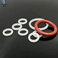 Maßgefertigter Silikon-O-Ring Platinvernetzt Lebensmittelecht Wasserdichte Dichtungsscheibe für Wasser- und Lebensmittelmaschinen Hochbelastbare Industrielle OEM-Teile