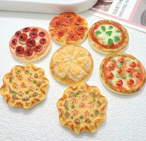 Miniatura de <span class=keywords><strong>Pizza</strong></span> Adorable de Resina Cabujón Plano para Scrapbooking, Decoración de Teléfonos, Accesorios DIY Hechos a Mano para Casa de Muñecas - Product Image 1