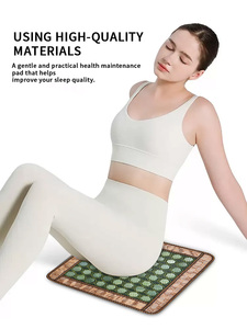 Cojín de masaje de jade natural con piedra de germanio y colchón de turmalina, cojín de cama de fisioterapia para aplicación corporal - Product Image 5