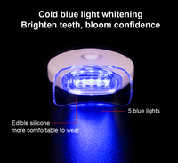 Kit de Blanqueamiento Dental de Marca Privada, 5 LED, Temporizador de 10 Minutos, Sistema Profesional de Blanqueamiento Dental con Peróxido PAP para Uso en Casa, Paquete PPWR