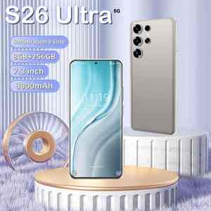 Smartphone S26 Ultra 8GB + 256GB déverrouillé double carte 7.3 pouces écran téléphones mobiles prix d'usine Utile très <span class=keywords><strong>bon</strong></span> marché - Product Image 5