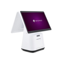 Caisse enregistreuse tactile capacitive Android 11 15,6 pouces avec processeur RK35664, 2 Go/4 Go/8 Go de RAM, Wi-Fi 2,4 G