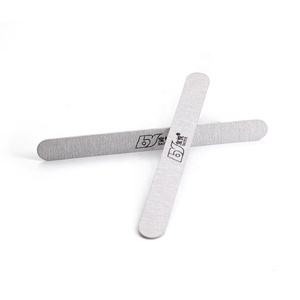 Offre Spéciale logo imprimé 178mm gris clair <span class=keywords><strong>émeri</strong></span> manucure vernis <span class=keywords><strong>lime</strong></span> à ongles en bois - Product Image 1