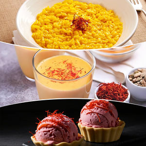 เส้นหญ้าฝรั่นสีแดงบริสุทธิ์คุณภาพเยี่ยม เกรด 3A ซุปเปอร์เนกิน สำหรับชา อาหารทะเลปาเอญ่า ข้าว และของหวาน (1.0 กรัม) - Product Image 4