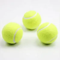 Balle de cricket/Padel en feutre acrylique pressurisée jaune et orange de 64 mm, écologique, fabriquée à Taïwan - Prix de gros abordable