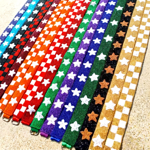 Bandoulière de sac perlée étoile faite à la main, colorée, en perles de rocaille, brodée, accessoire de sac bandoulière, vente en gros personnalisée, mode - Product Image 1
