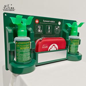 Avec gobelet de lavage oculaire de 500ml bouteille vide * 2 trousse de premiers soins médicaux station de lavage oculaire portable - Product Image 3