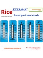 Irreversible Temperature Indicator Labels (8-Level / 10-Level Temperature Test Strips)