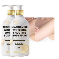 Gel douche au lait de chèvre, niacinamide, pour blanchir, nettoyer, hydrater, rajeunir, exfolier