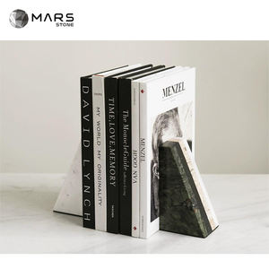 <span class=keywords><strong>Pierre</strong></span> <span class=keywords><strong>de</strong></span> marbre naturel moderne <span class=keywords><strong>de</strong></span> style nordique pour salon journaux magazines support salle d'étude serre-livres <span class=keywords><strong>de</strong></span> bureau - Product Image 2