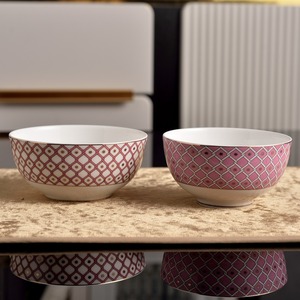 Factory Wholesale Modern Luxury Bone China <b>Dinnerware</b> Set Scenic Pattern 6-Piece Dishwasher Safe with Gift Box and Utensils Kit - Product Image 3