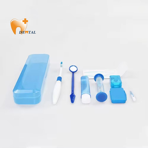 Kit de Cuidado Dental Ortodóntico de 8 Piezas, Set de Cuidado del Paciente, Cepillo de Dientes de Plástico, Suministros de <span class=keywords><strong>Limpieza</strong></span>, Productos de Higiene Bucal Multiusos - Product Image 1