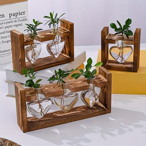 New Heart - Shaped Glass <strong>Vases</strong> Hydroponic <strong>Small</strong> <strong>Vase</strong> Plant Desktop Home Decoration - Product Image 1