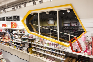 Quảng Châu Showcase cửa hàng bán lẻ phù hợp bóng cửa hàng hiển thị cửa hàng bán lẻ Kệ hiển thị Gondola giá - Product Image 2