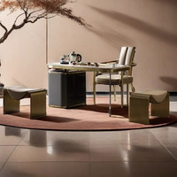 Banc de maquillage et de rangement pour chaussures en fer forgé, style minimaliste italien de luxe léger, pour entrée de maison, tabouret ottoman AL