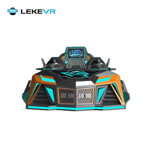 LEKE 놀라운 멋진 디자인 VR 군함 비행 시뮬레이터 조종석 수익성있는 항공기 VR 시뮬레이터 금속 강철 공공 모험 공원 - Product Image 1