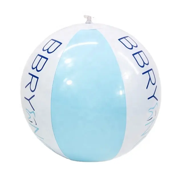 Promosyon reklam oyuncak üreticileri özel pvc logolu beachball şişme plaj topu havaya uçurmak