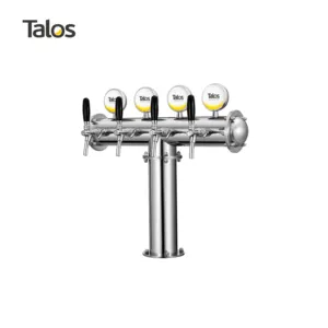 TALOS बार उपकरण 4-way102mm मसौदा बियर टॉवर