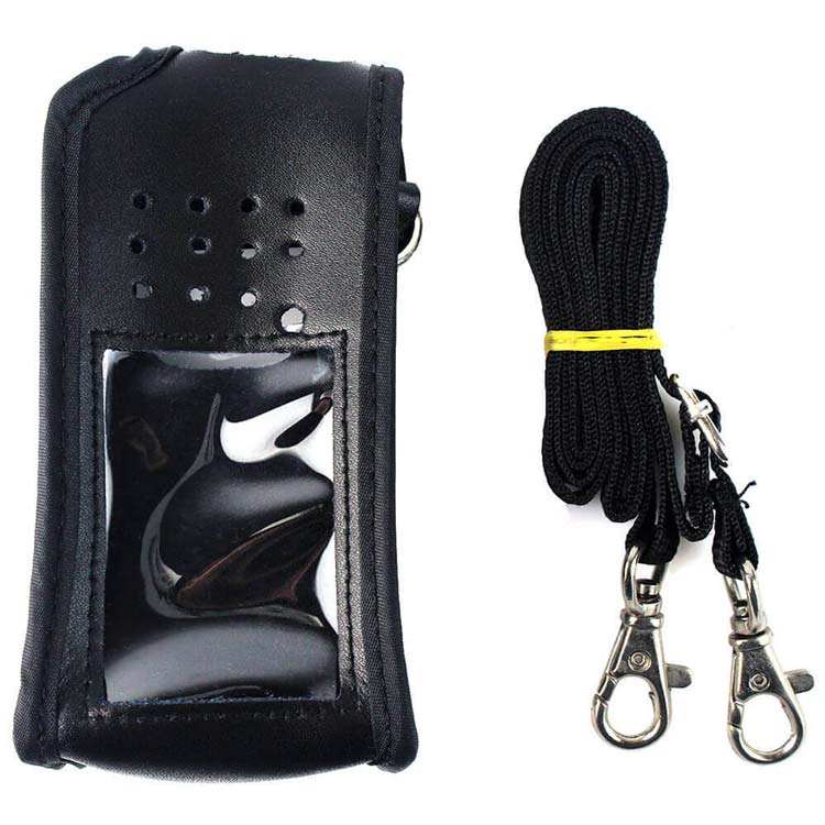 Leather Carrying Holder Radio Holster Cover*2