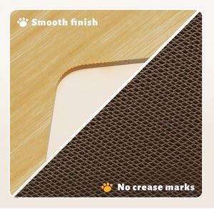 Würfelförmiger, robuster Kratzbaum mit doppelter Holzplatte, verschleißfest, mit Krallenschleifer und Schlafplatz für Katzen im Innenbereich - Product Image 2