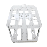 Support de batterie robuste en tôle OEM, cadre soudé, base d'équipement de fabrication, assemblage de châssis, fabrication de plateformes, revêtement en poudre