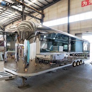 14 Ft Food Trailers Volledig Commerciële <span class=keywords><strong>Service</strong></span> Apparatuur Keuken Ijssalon Levering Food Cabine Koffieaanhangwagen Mobiele Food Truck - Product Image 2