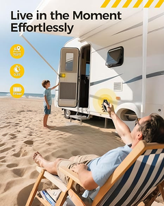 Rv Entry Lock Aluminum Alloy Keyless Entry Door Lock Camper <b>Trailer</b> Motorhome High Security Waterproof Digital Combination - Product Image 5