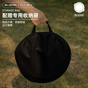 กระทะอบสเตนเลส Bubik ขนาด 34 ซม. แบบไม่ติดกระทะ สำหรับทำบาร์บีคิวกลางแจ้ง พร้อมด้ามจับไม้ไผ่ ใช้สำหรับทำอาหาร อบ ขนมปัง บาร์บีคิว ใช้กับเตาแก๊สได้ - Product Image 4